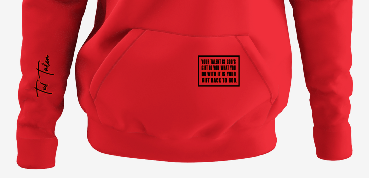 Trust Your Talent Hoodie - Red (LIMITED EDITION)